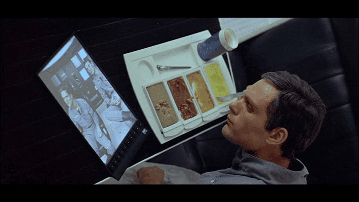 Scène issue du film “2001, l’Odyssée de l’espace” réalisé par Stanley Kubrick 